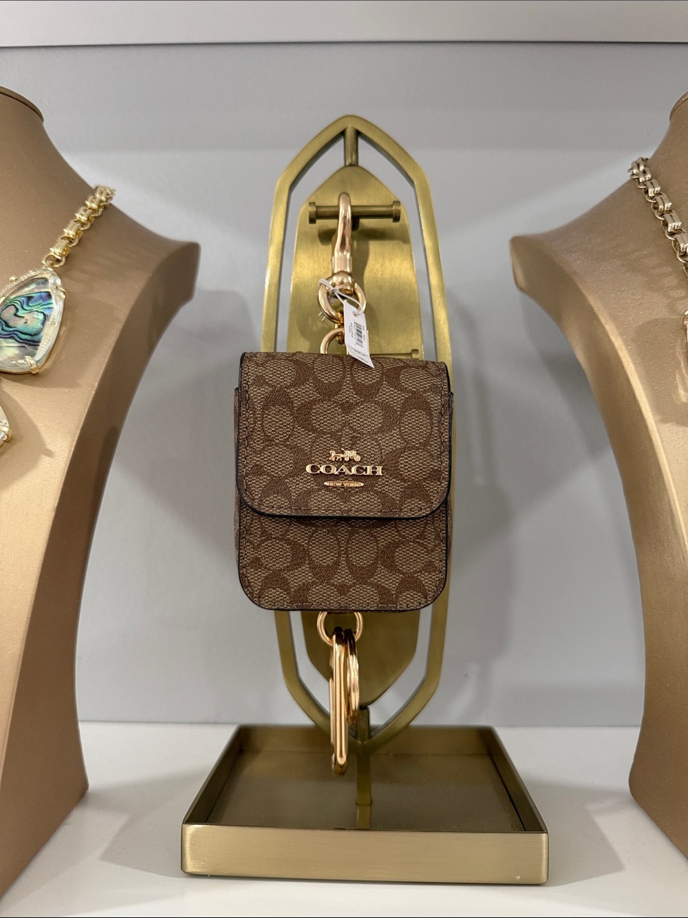 Coach Multi Attachment Key Chain Bag Charm - C5698 - New - Rare Item